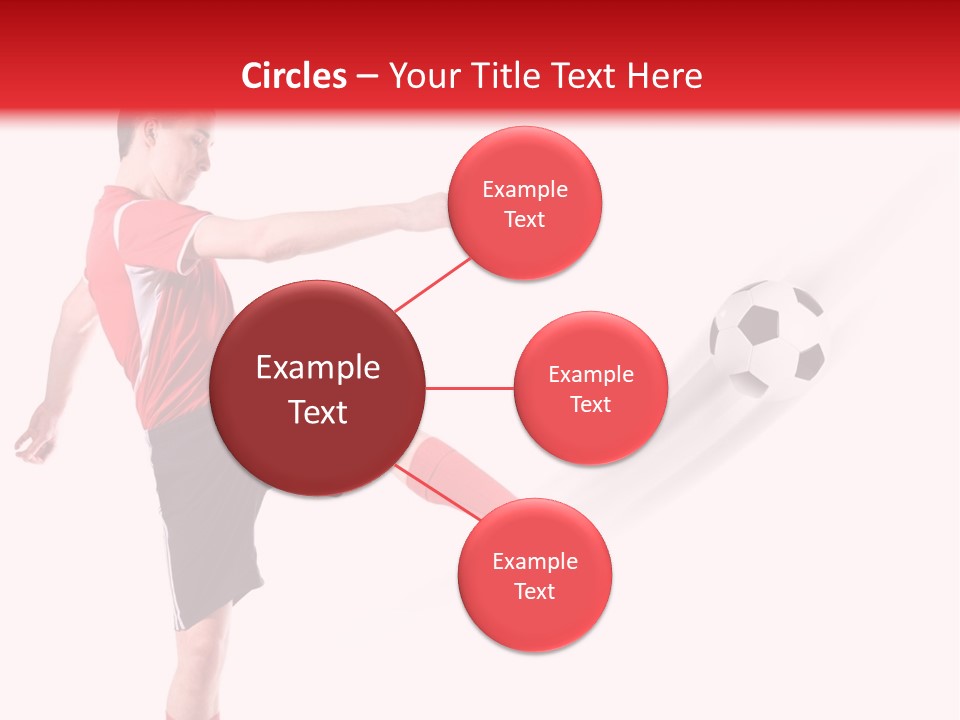 Soccer Professional Red PowerPoint Template