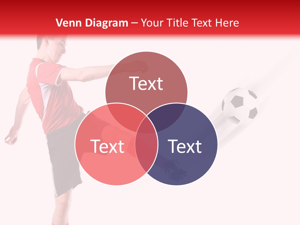 Soccer Professional Red PowerPoint Template