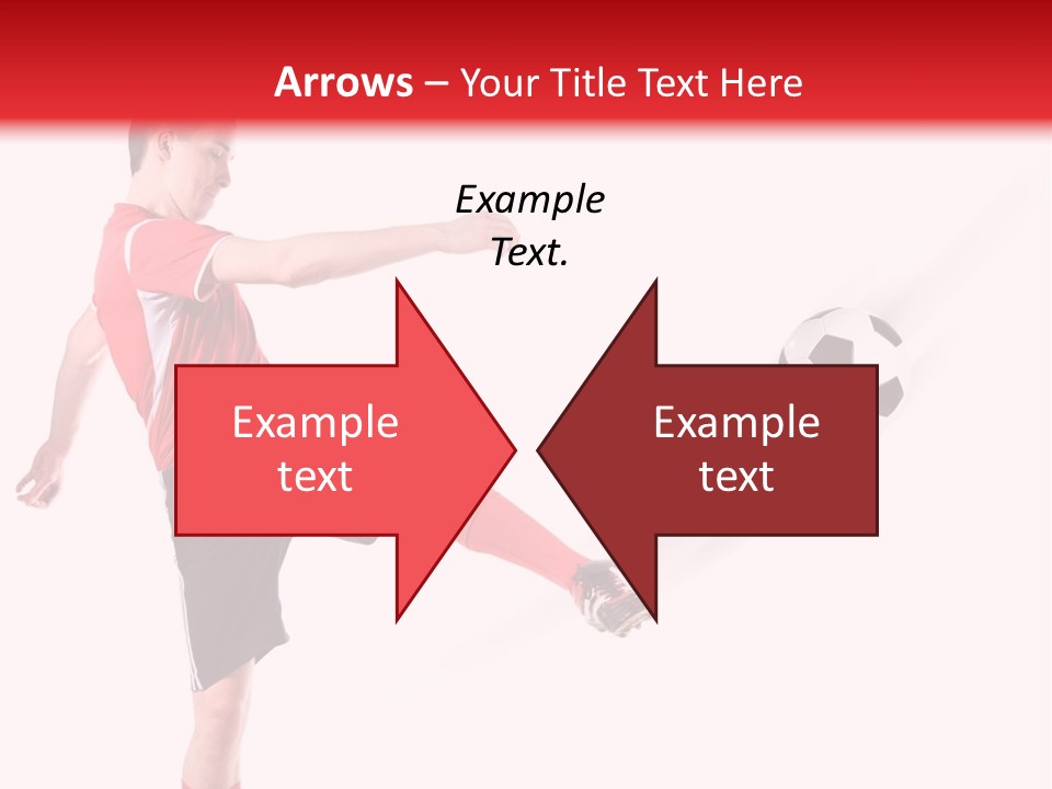 Soccer Professional Red PowerPoint Template