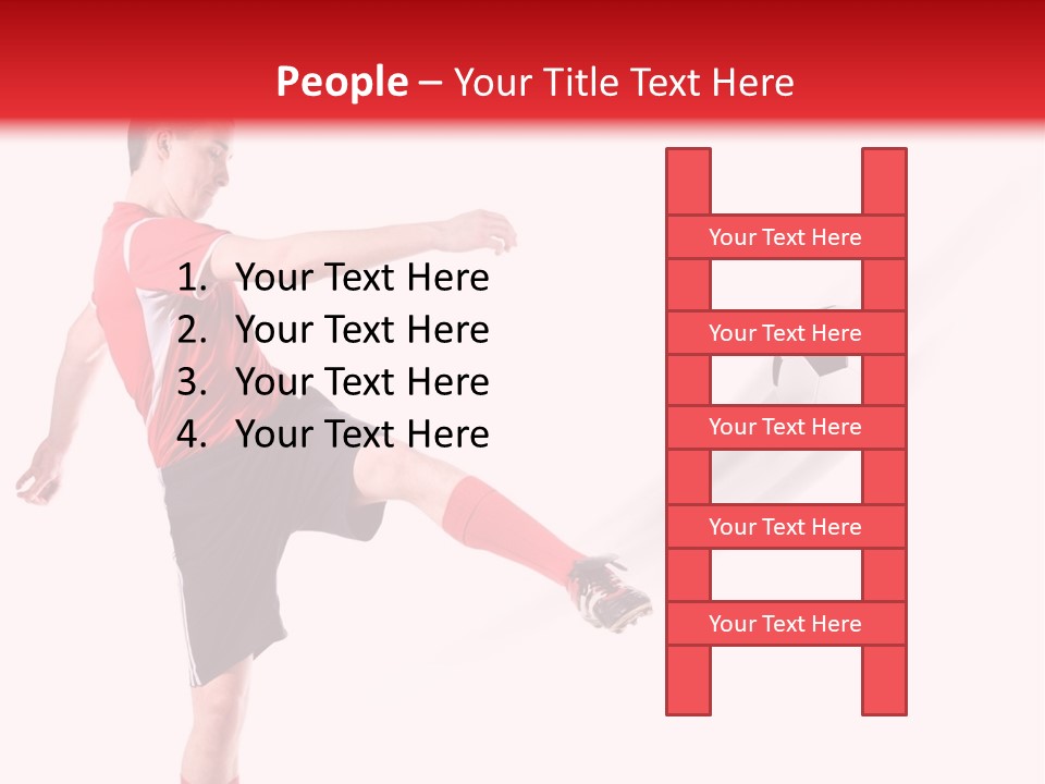 Soccer Professional Red PowerPoint Template
