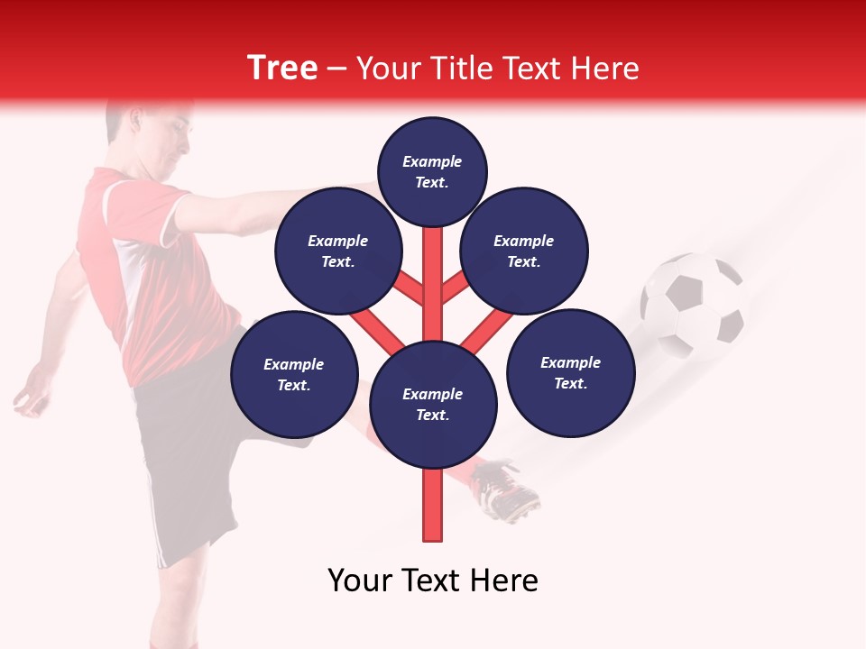 Soccer Professional Red PowerPoint Template
