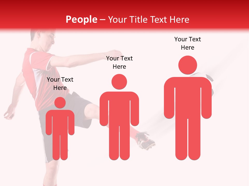 Soccer Professional Red PowerPoint Template