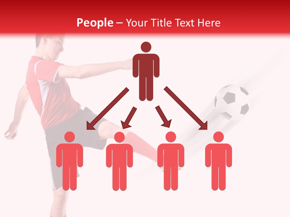 Soccer Professional Red PowerPoint Template