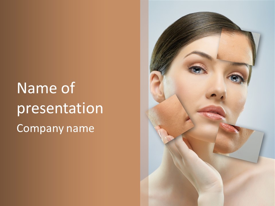 Carefree Person Freshness PowerPoint Template