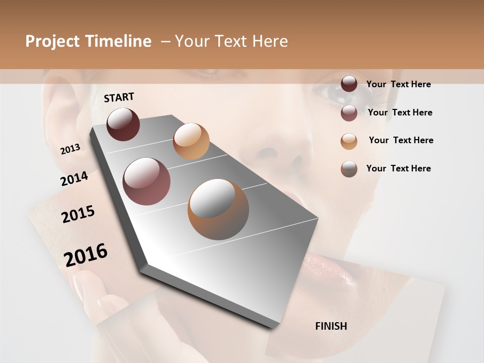 Carefree Person Freshness PowerPoint Template