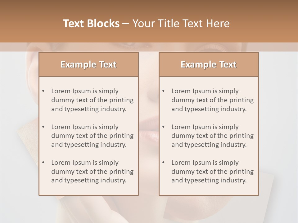 Carefree Person Freshness PowerPoint Template