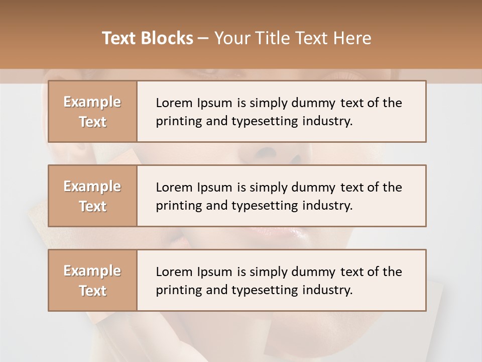 Carefree Person Freshness PowerPoint Template