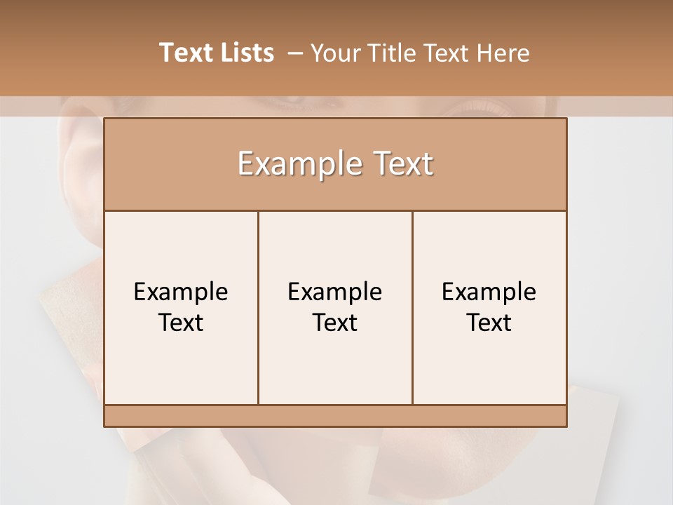 Carefree Person Freshness PowerPoint Template