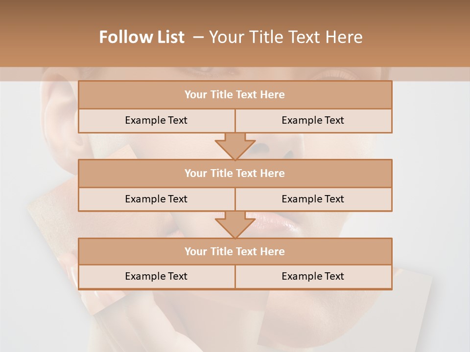 Carefree Person Freshness PowerPoint Template