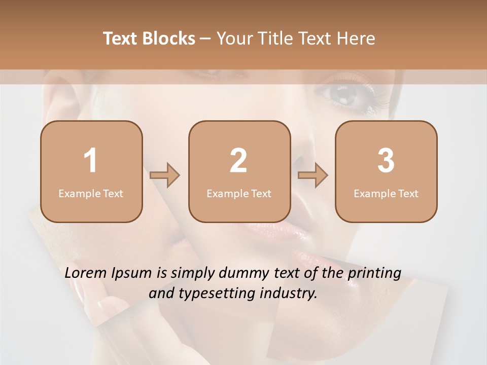 Carefree Person Freshness PowerPoint Template