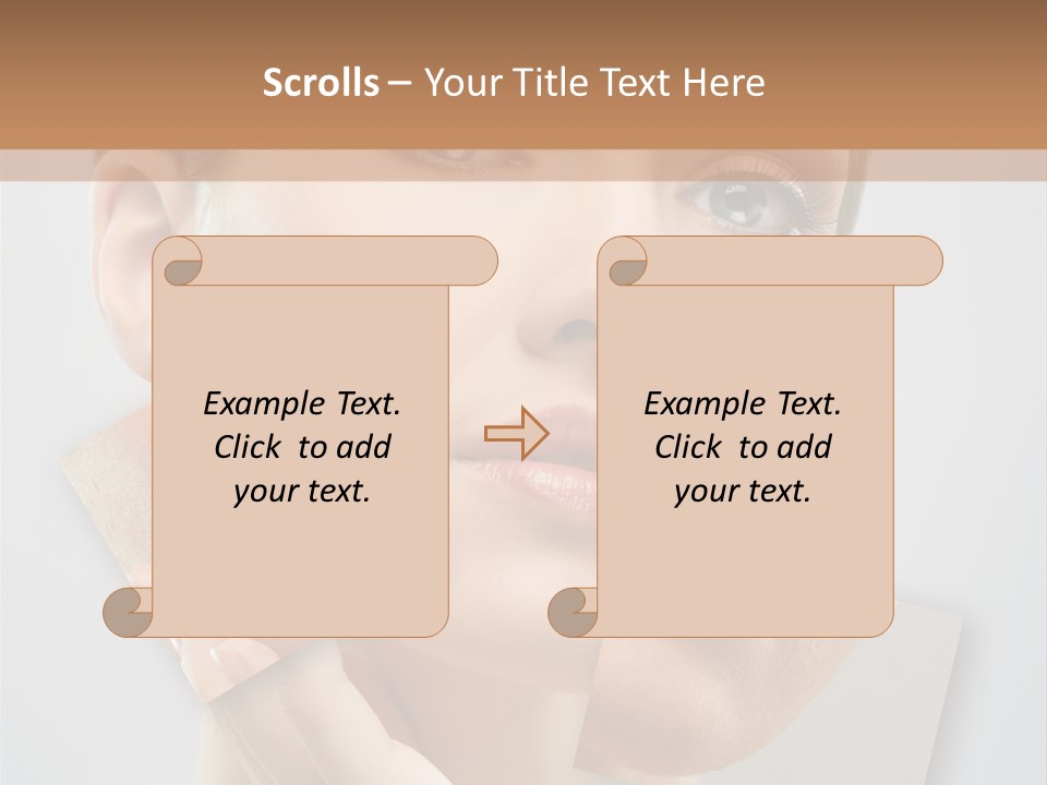 Carefree Person Freshness PowerPoint Template
