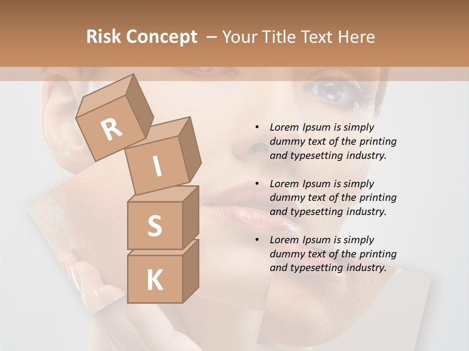 Carefree Person Freshness PowerPoint Template