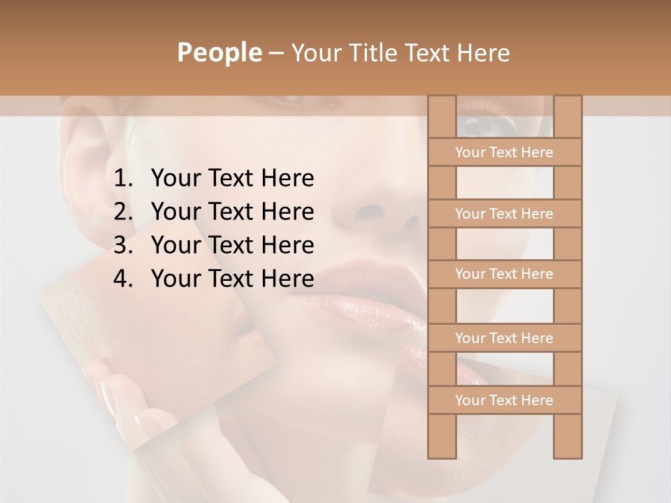 Carefree Person Freshness PowerPoint Template