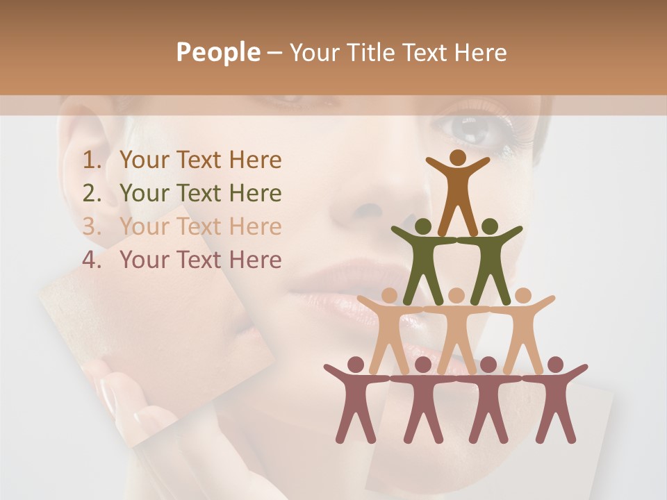 Carefree Person Freshness PowerPoint Template