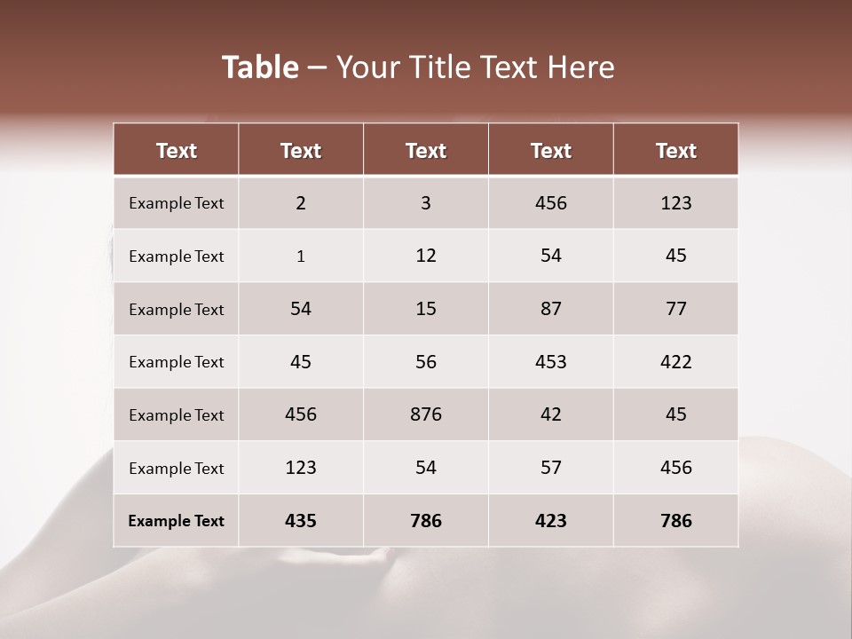Power Warm Heteroual PowerPoint Template