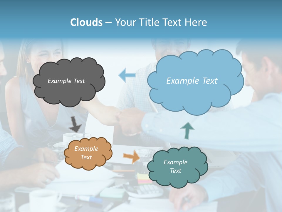 Surprised Clipart Galloping PowerPoint Template