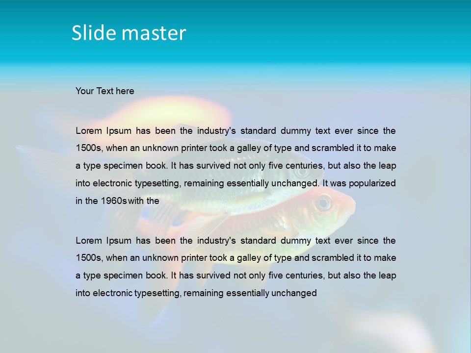 Plankton Algae Reef PowerPoint Template