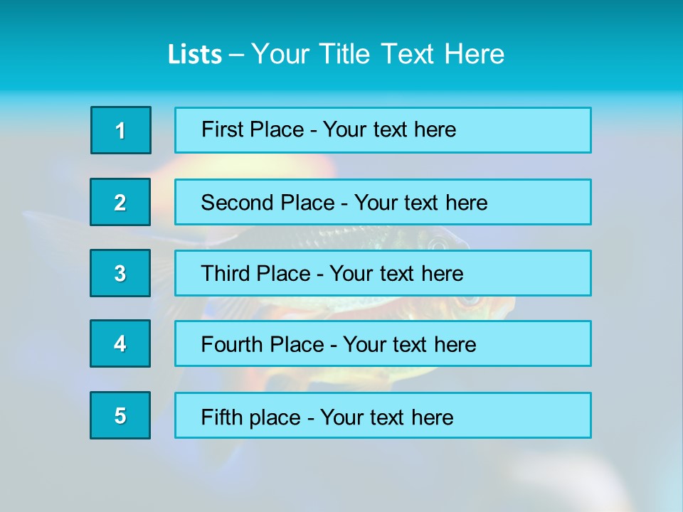 Plankton Algae Reef PowerPoint Template