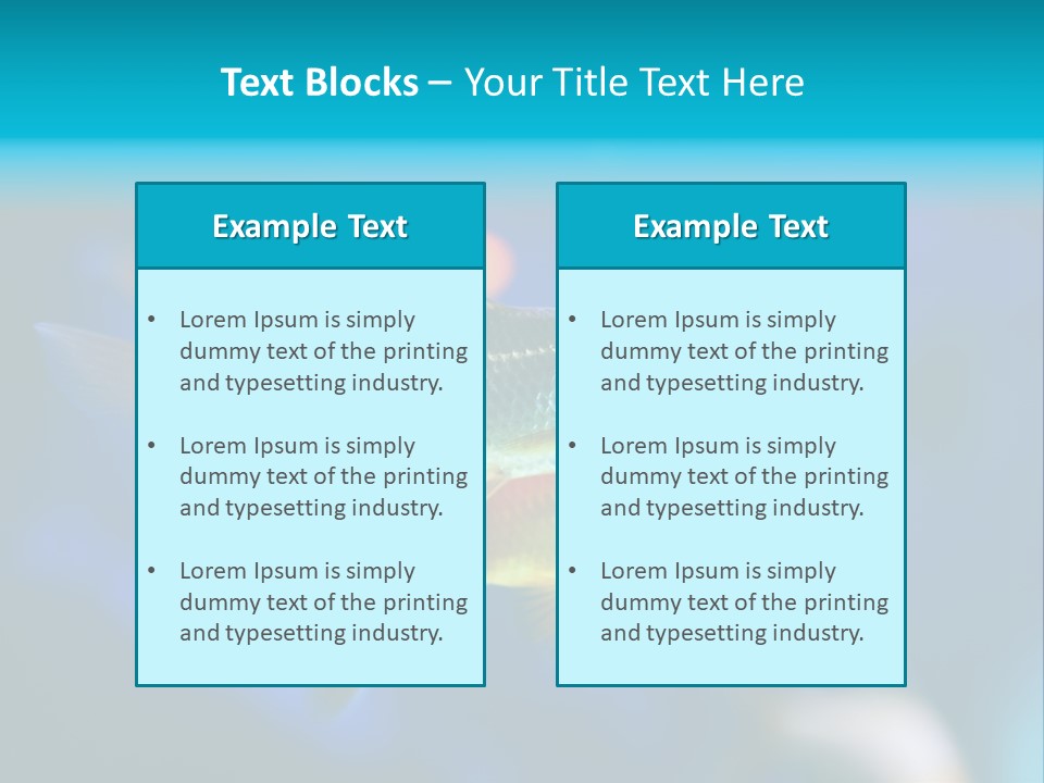 Plankton Algae Reef PowerPoint Template