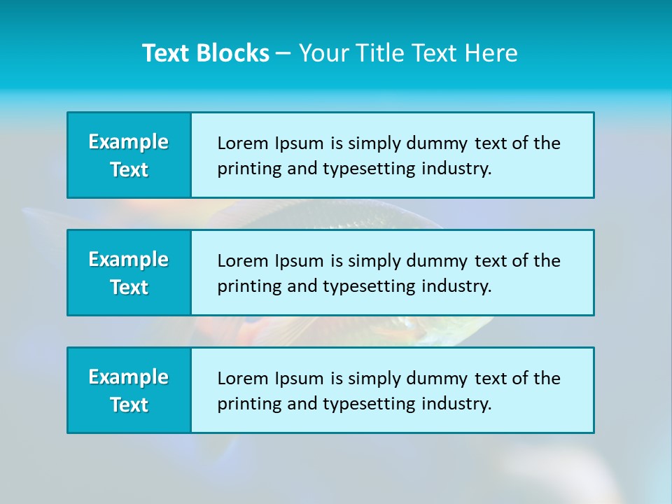 Plankton Algae Reef PowerPoint Template