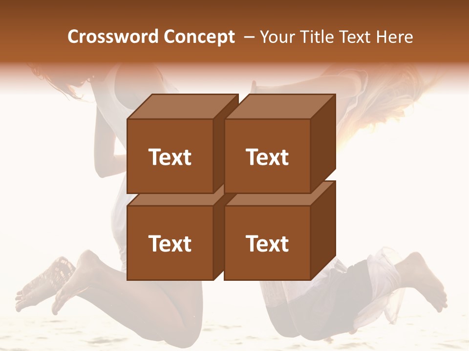 Fly Sundress Coast PowerPoint Template