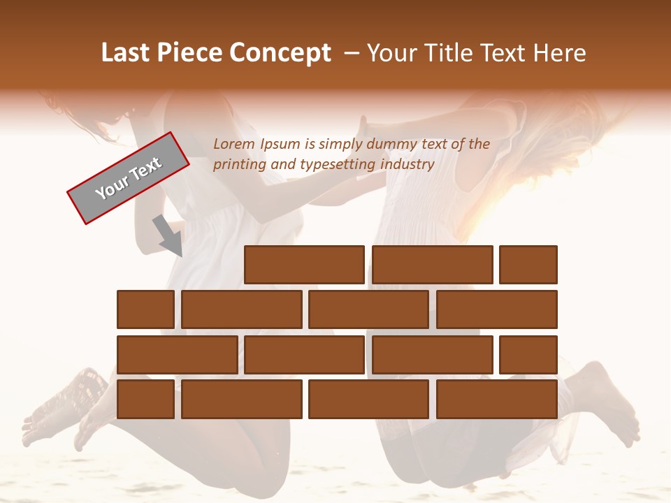 Fly Sundress Coast PowerPoint Template