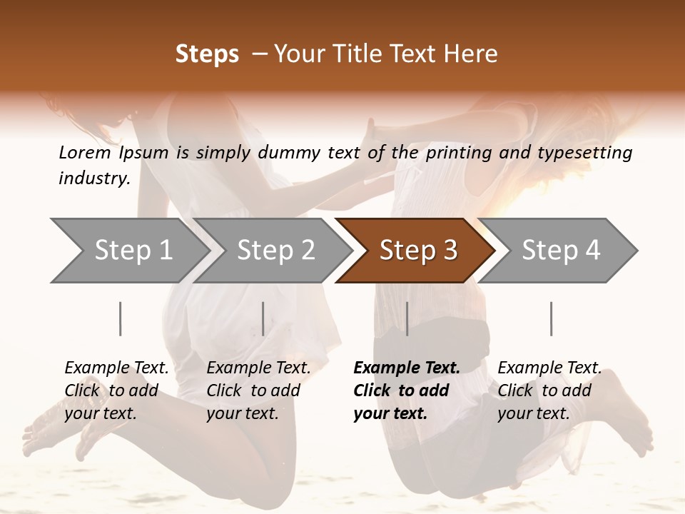 Fly Sundress Coast PowerPoint Template