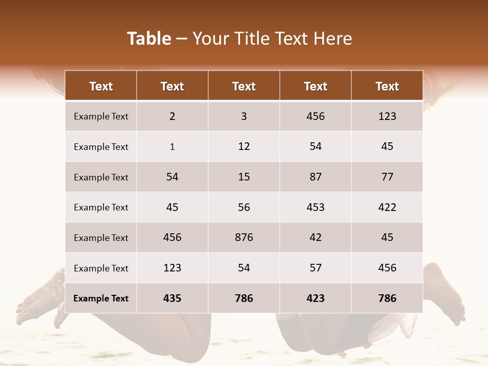 Fly Sundress Coast PowerPoint Template