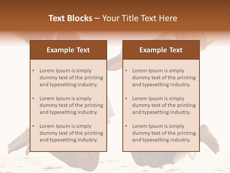 Fly Sundress Coast PowerPoint Template