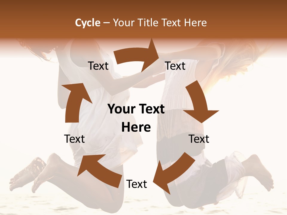 Fly Sundress Coast PowerPoint Template