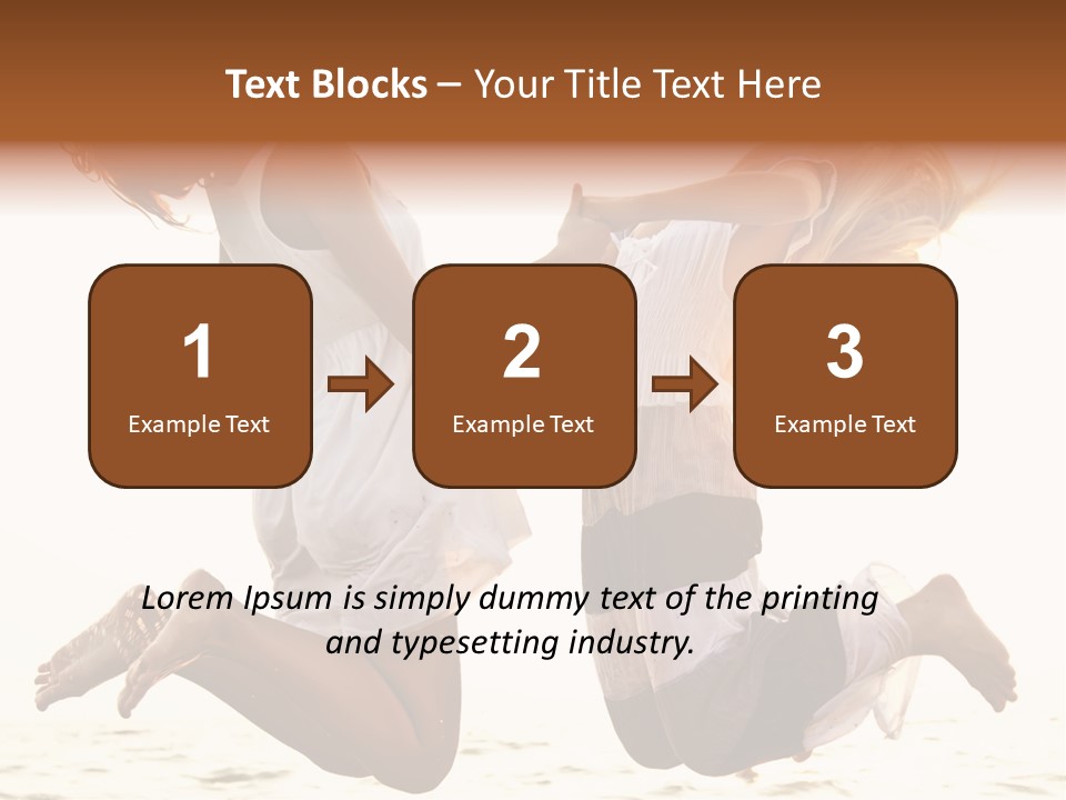 Fly Sundress Coast PowerPoint Template