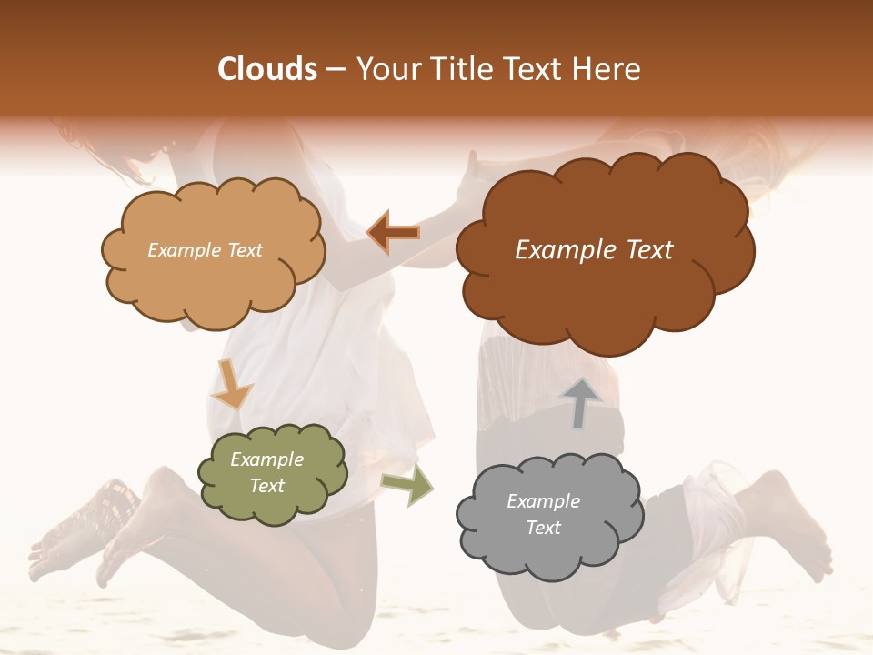 Fly Sundress Coast PowerPoint Template