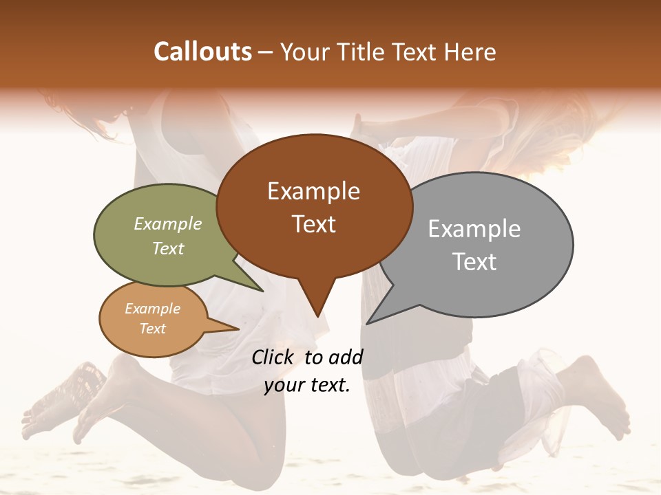 Fly Sundress Coast PowerPoint Template