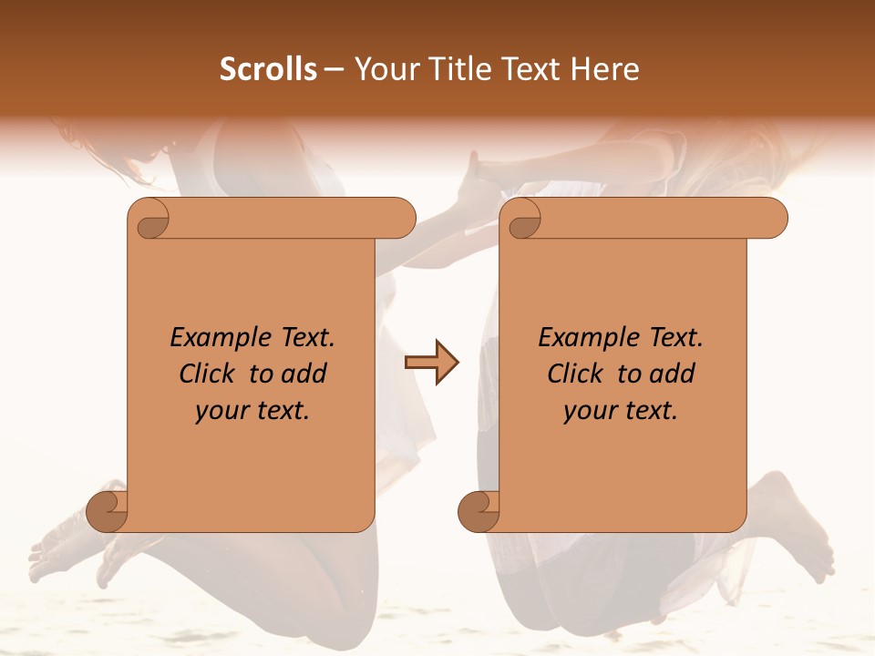 Fly Sundress Coast PowerPoint Template