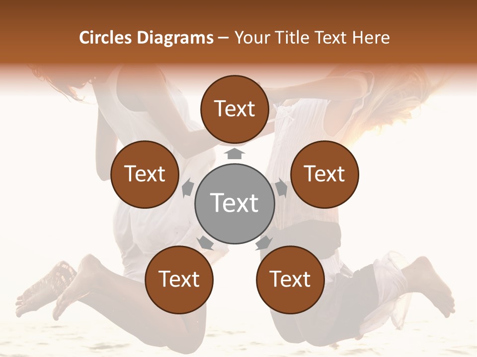 Fly Sundress Coast PowerPoint Template