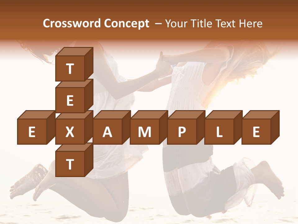 Fly Sundress Coast PowerPoint Template