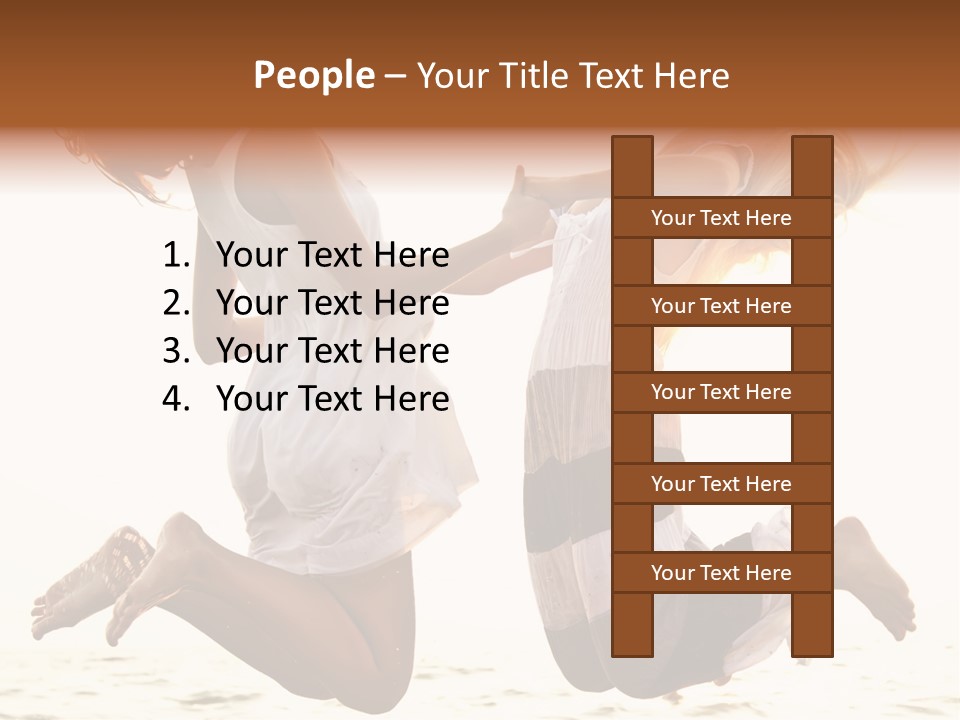 Fly Sundress Coast PowerPoint Template