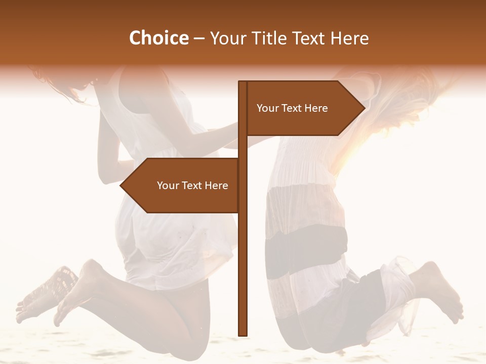 Fly Sundress Coast PowerPoint Template