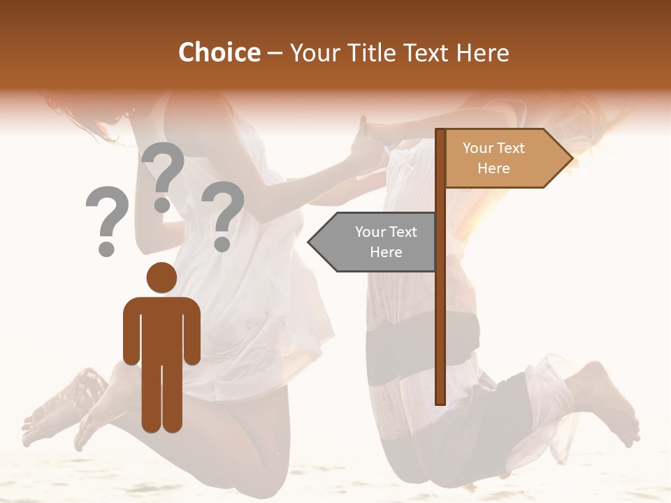 Fly Sundress Coast PowerPoint Template