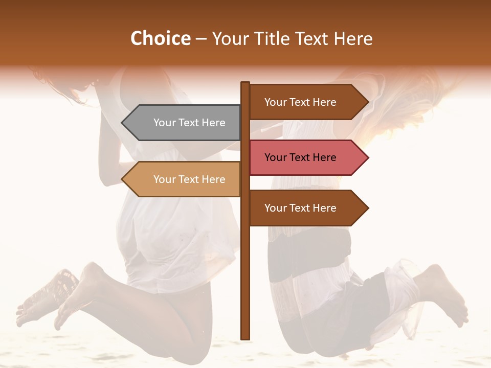 Fly Sundress Coast PowerPoint Template