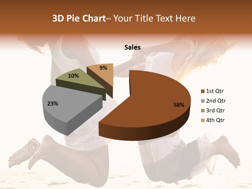Fly Sundress Coast PowerPoint Template