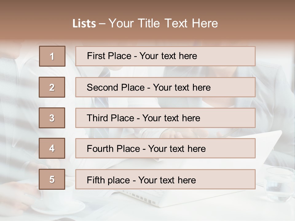 Executive Working Planning PowerPoint Template