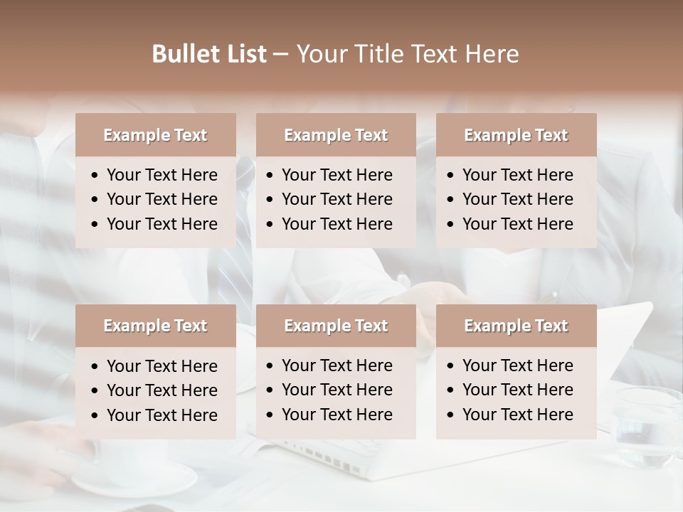 Executive Working Planning PowerPoint Template