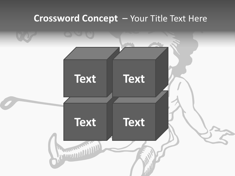 Surprised Clipart Galloping PowerPoint Template