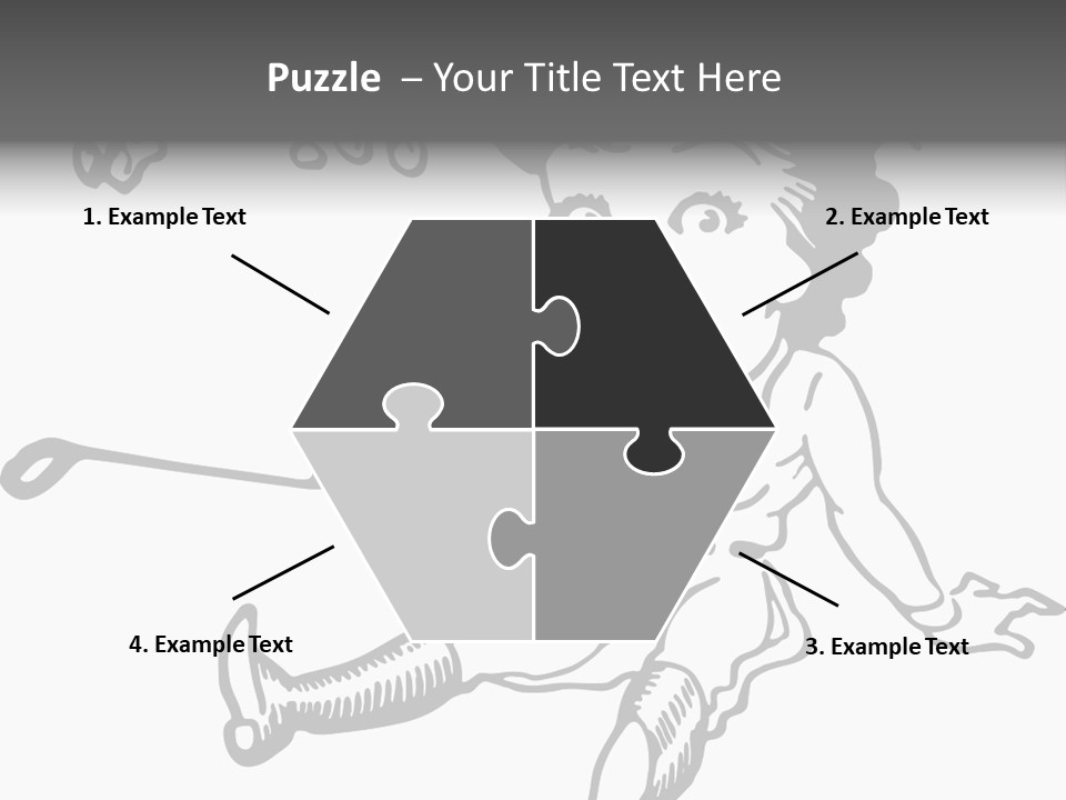 Surprised Clipart Galloping PowerPoint Template