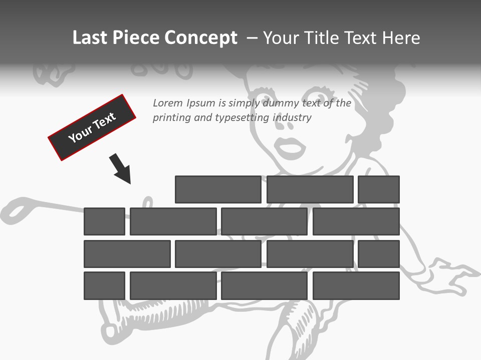 Surprised Clipart Galloping PowerPoint Template