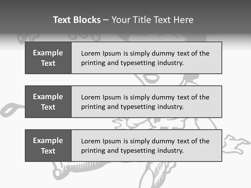 Surprised Clipart Galloping PowerPoint Template