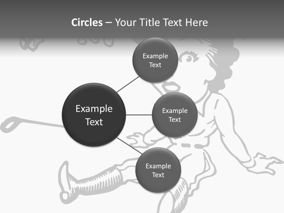 Surprised Clipart Galloping PowerPoint Template