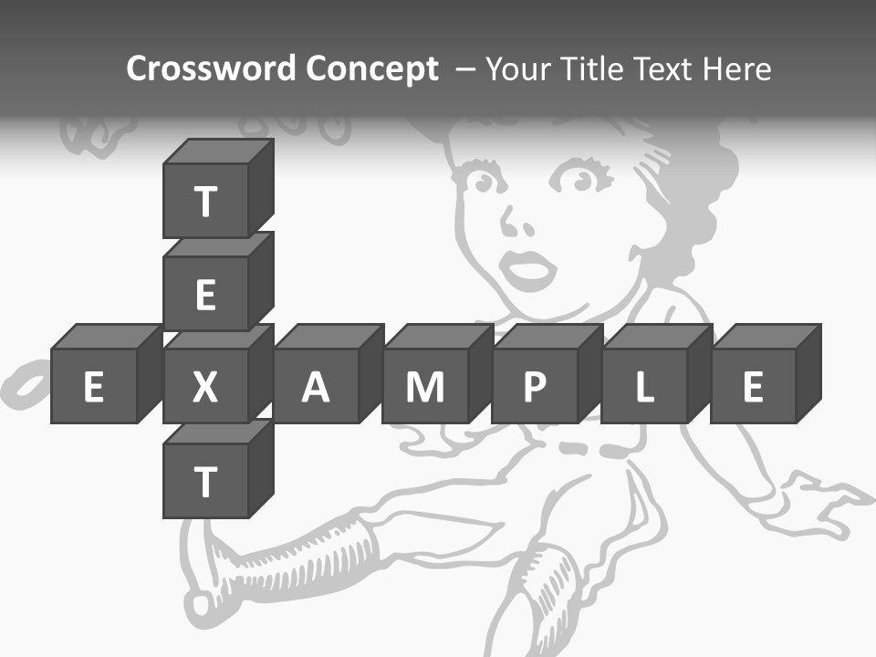 Surprised Clipart Galloping PowerPoint Template