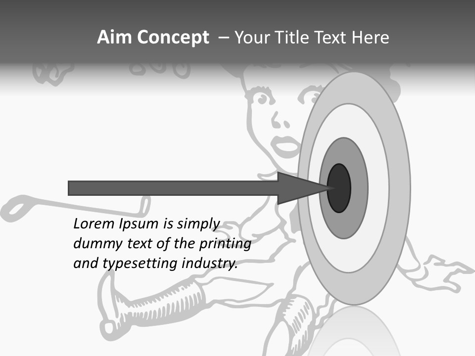 Surprised Clipart Galloping PowerPoint Template